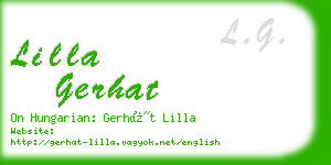 lilla gerhat business card